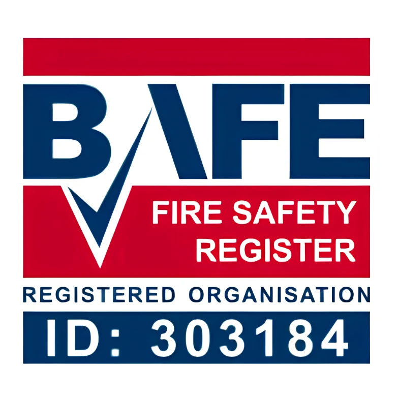 BAFE Fire Safety Register, registered organisation ID 303184, scheme SP203-1 SP203-1, reg. 303184